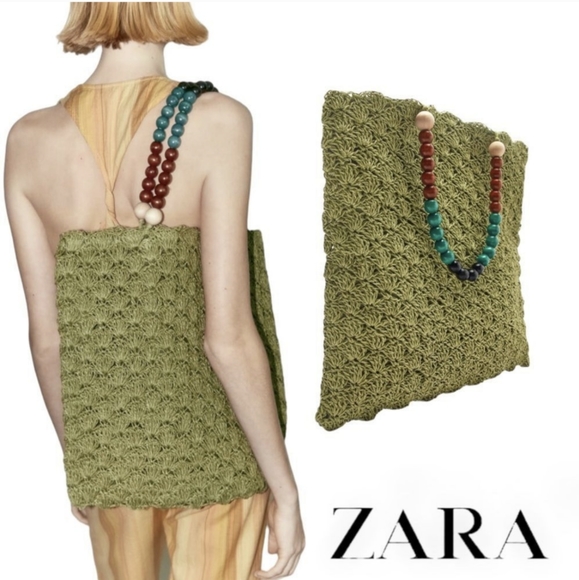 Zara Paper Tote Bag - Picture 2 of 8